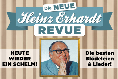 Heinz Erhardt Revue - Die besten Blödeleien, Gedichte und Lieder, mit Patrick L. Schmitz am 06.02.2024 in der Stadthalle Aschaffenburg