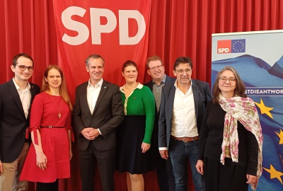 Ein sehr politischer Frühjahrsempfang der SPD-Seligenstadt im Europawahlkampf: „Starke Städte, starkes Europa“